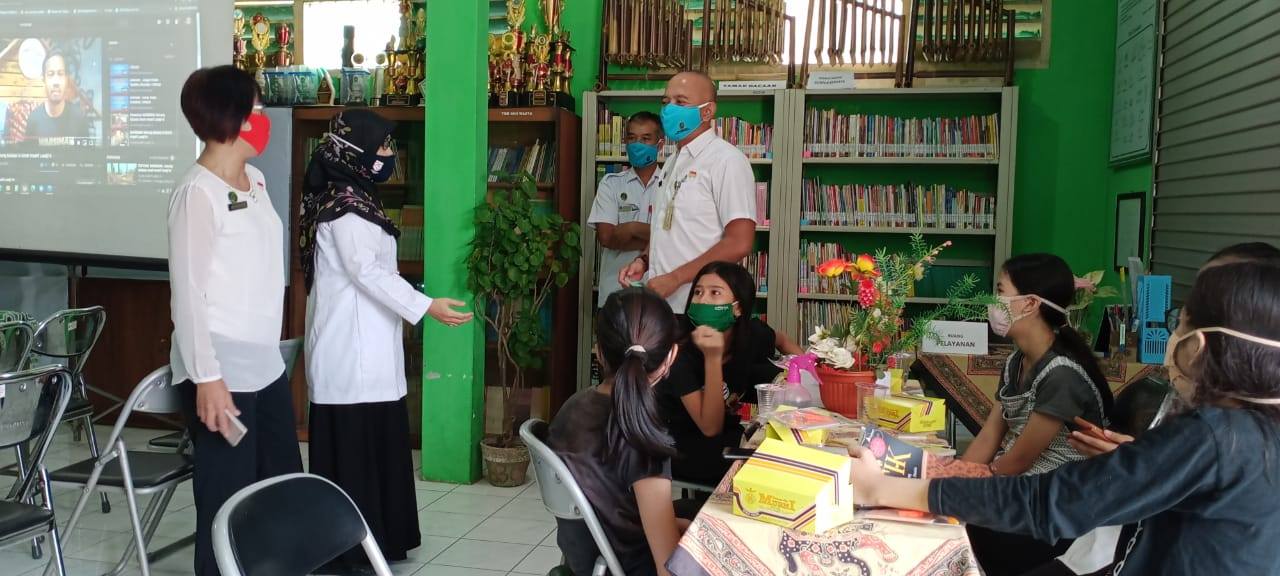 Kunjungan Kepala Dinas Perpustakaan dan Kearsipan Kota Yogyakarta