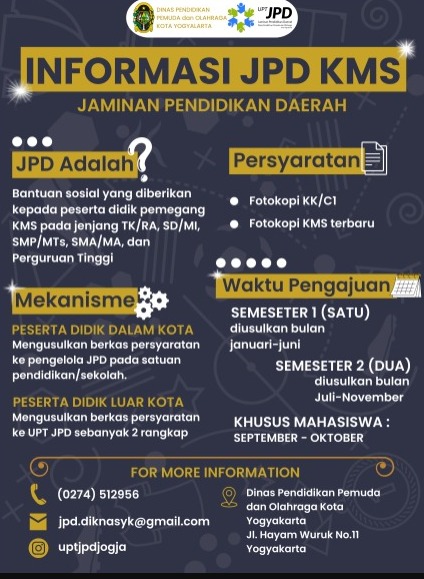 Informasi JPD KMS ( Jaminan Pendidikan Daerah)