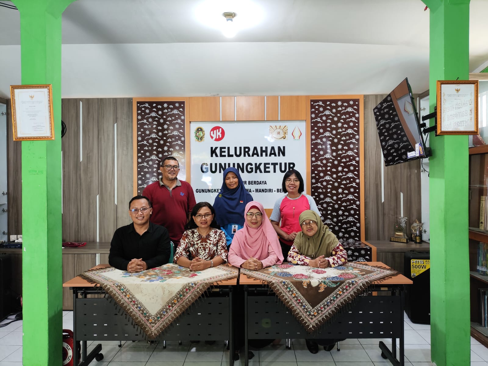 Kunjungan Dosen Universitas Widya Mataram Yogyakarta ke Kelurahan Gunungketur