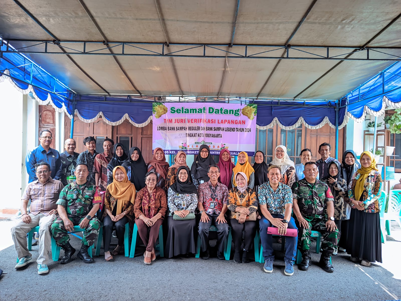 BANK SAMPAH ALAMANDA MENGIKUTI VERIFIKASI LAPANGAN LOMBA BANK SAMPAH LEGEND