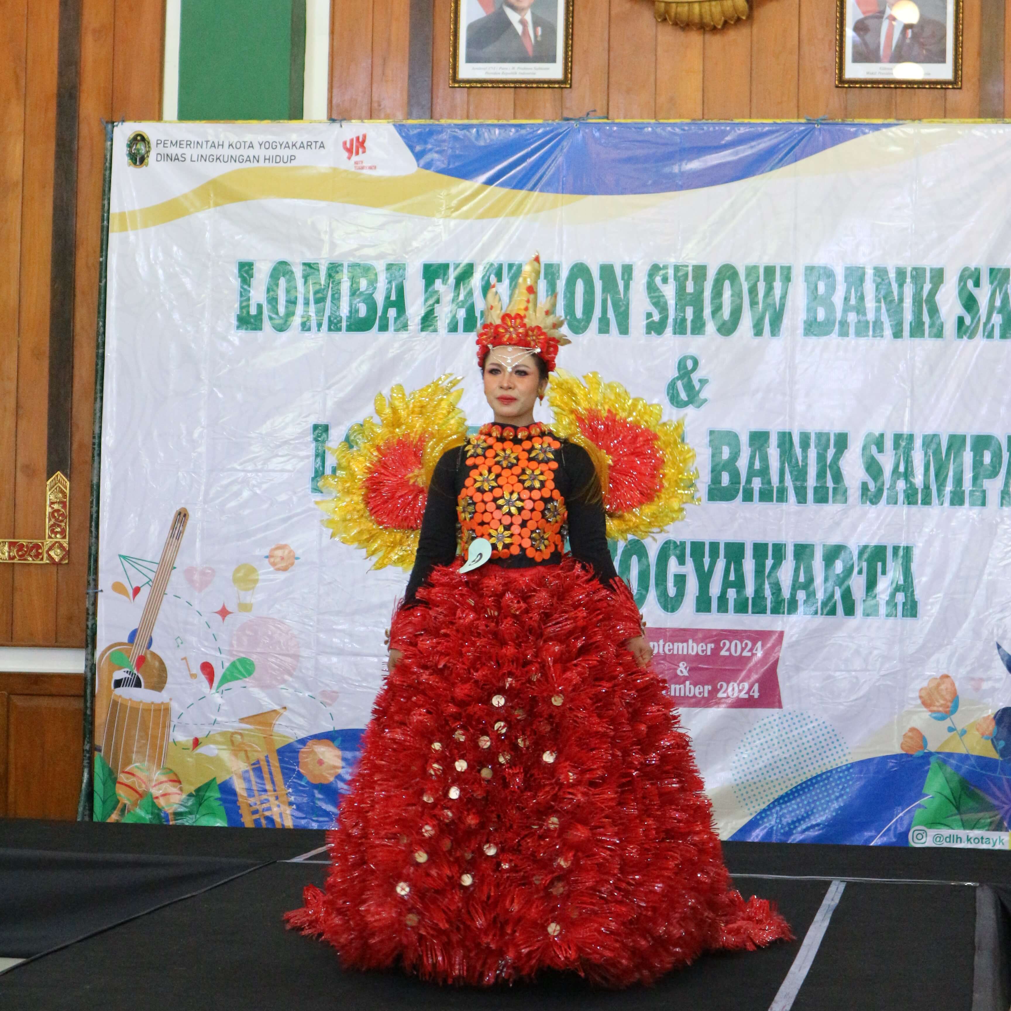 Kelurahan Gunungketur Berpartisipasi dalam Lomba Fashion Show Bank Sampah di Balaikota Yogyakarta