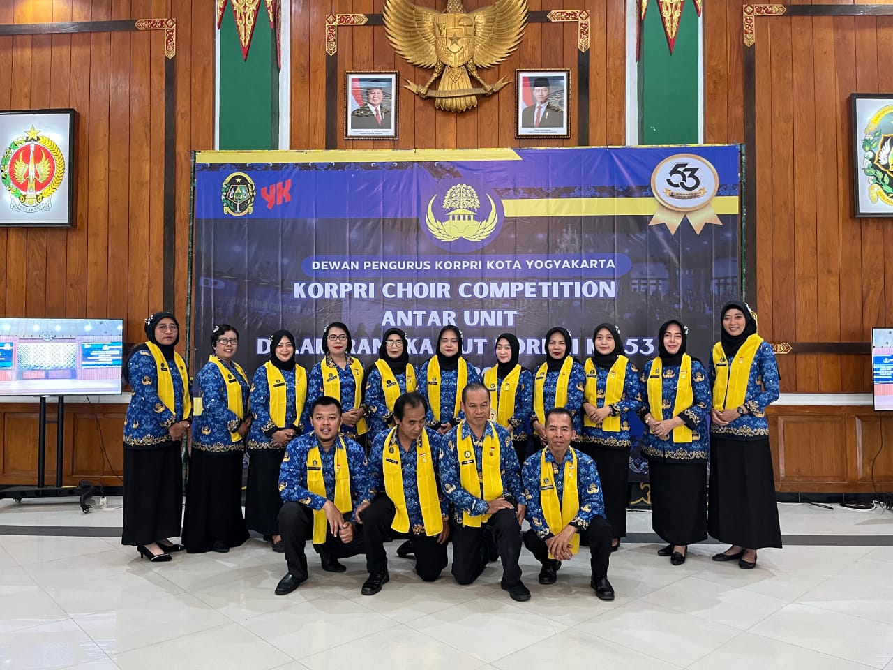 Partisipasi Kelurahan Gunungketur dalam Lomba Paduan Suara HUT KORPRI ke-53